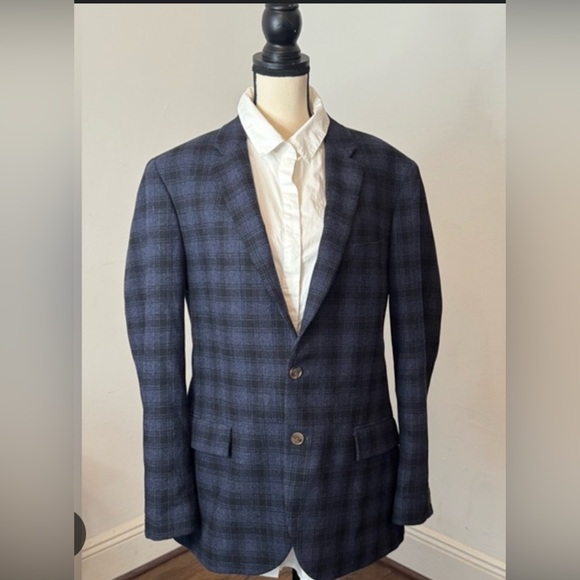 J. Crew Other - J. Crew Navy Plaid Blazer